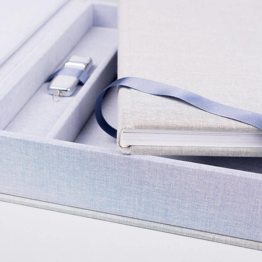 Exclusive wedding album with premium cover finish