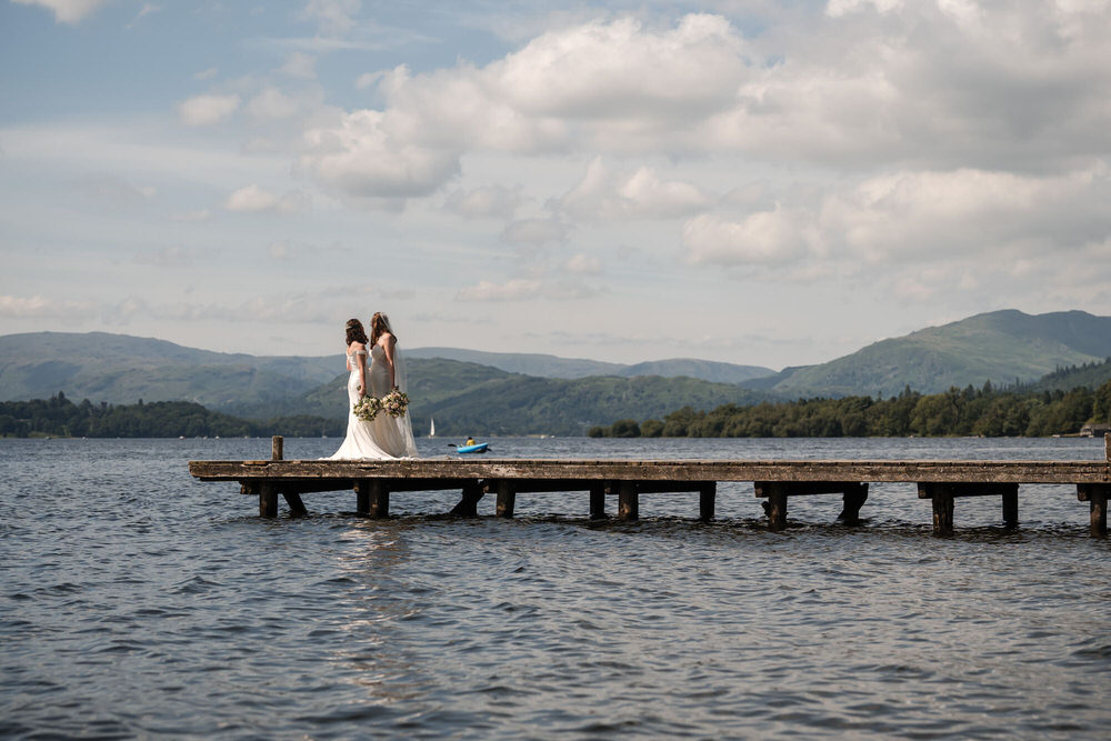 Cumbria wedding venue Holbeck Ghyll with lake views near Windermere