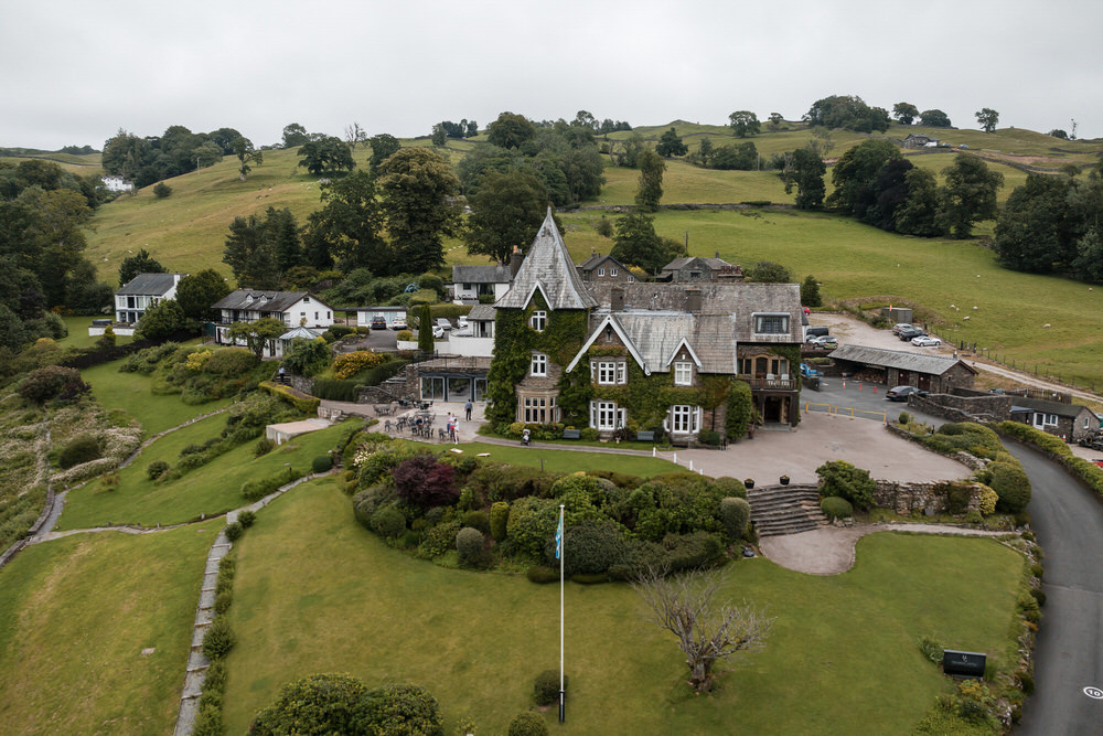 Holbeck Ghyll Lake District wedding venue with panoramic Windermere views