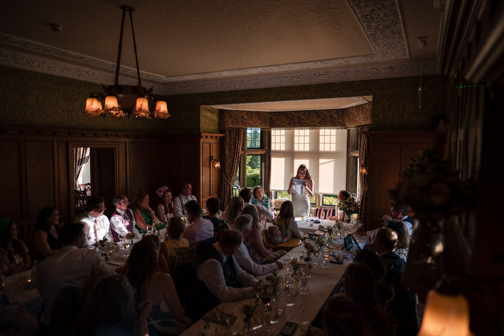Lake District wedding ceremony at Holbeck Ghyll with lake-view backdrop