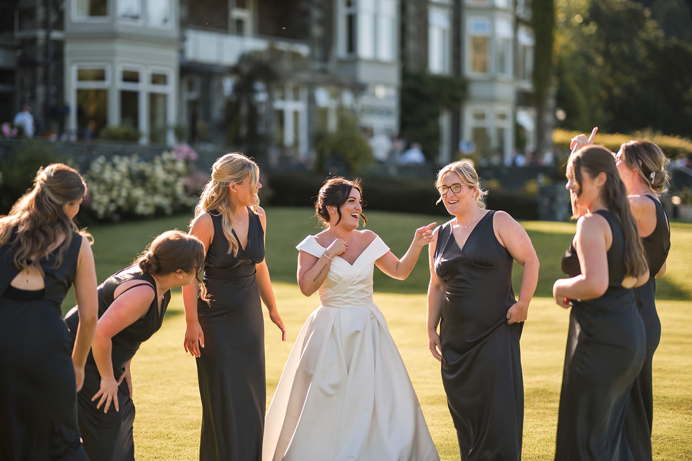 Natural Lake District wedding photographer creating relaxed documentary style images
