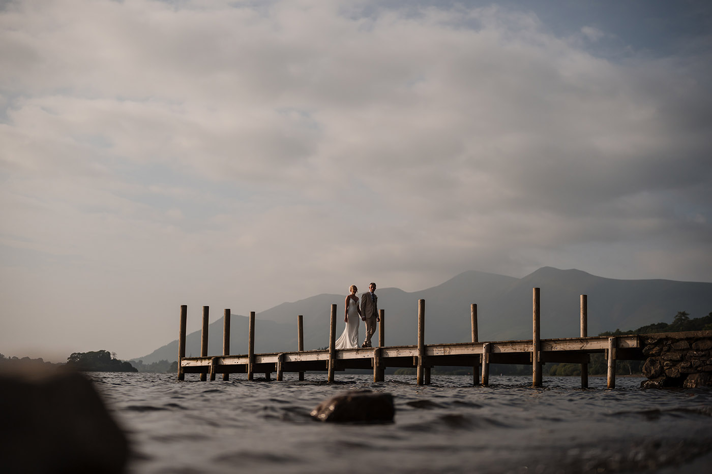 Relaxed documentary wedding photography in the Lake District with candid moments