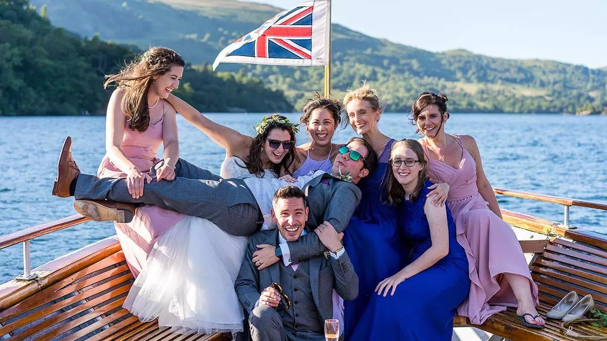 Ullswater steamer wedding party time Ullswater steamer wedding party time