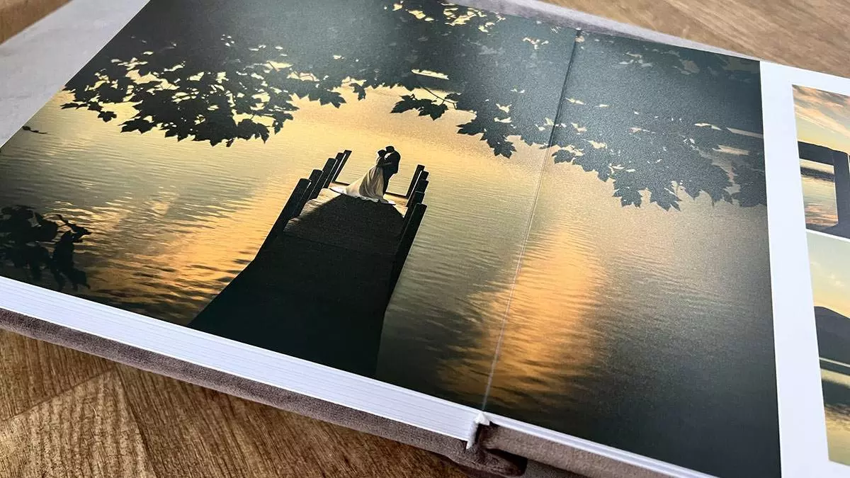 Lodore Falls wedding USB album boxset Lodore Falls wedding USB album boxset