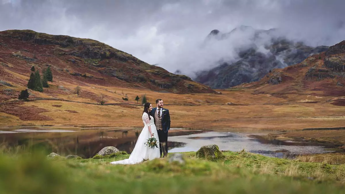 Blea Tarn Elopement wedding photography Blea Tarn Elopement wedding photography