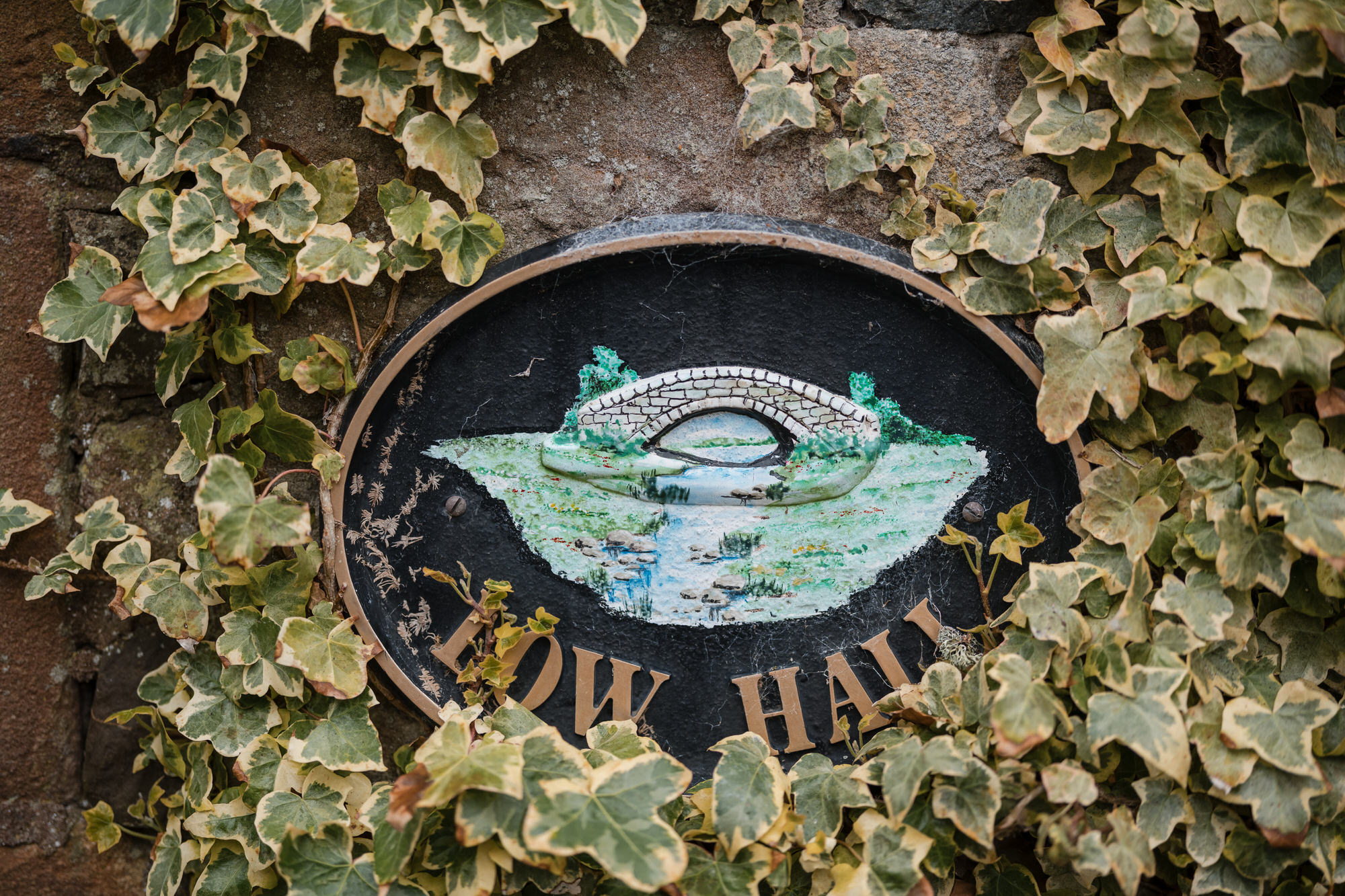 Low Hall The Lakes wedding venue sign in Cumbria
