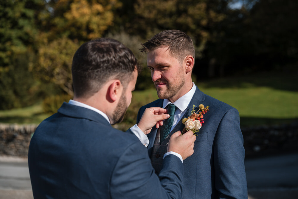 Candid wedding moments at Town Head Estate in the Lake District
