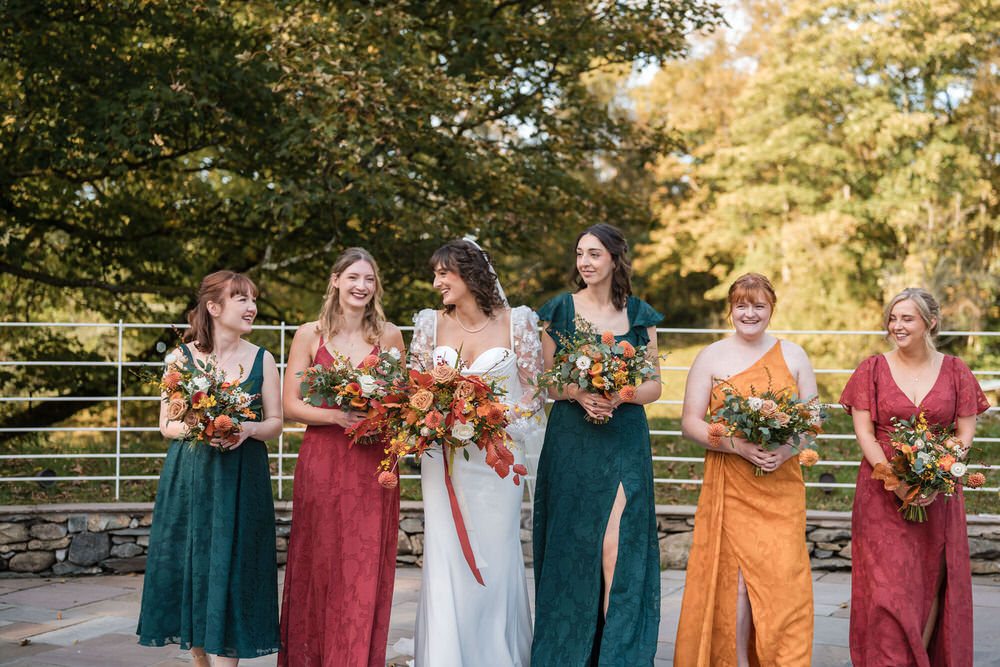 Elegant bridal portrait at Town Head Estate Lake District venue