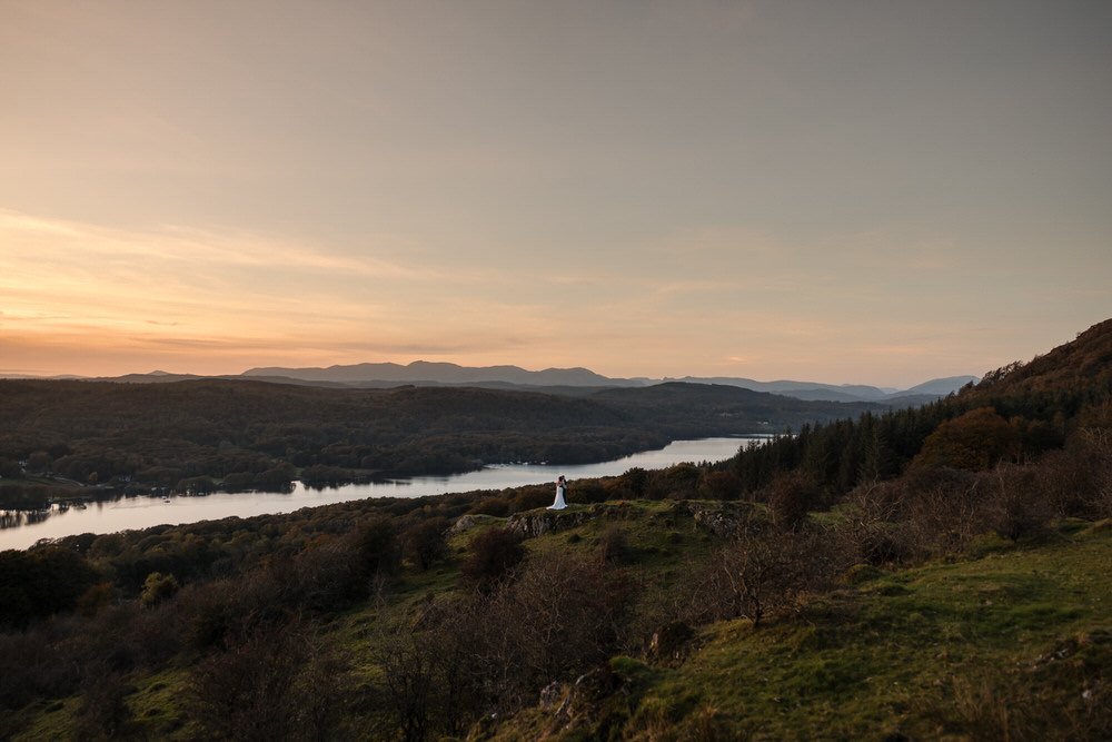 Town Head Estate wedding venue with panoramic Lake District fell views
